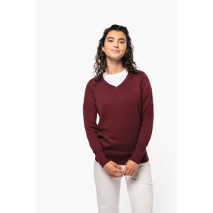 Pull col V femme 22