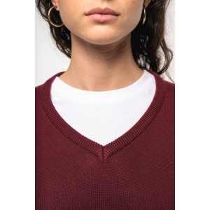 Pull col V femme 25