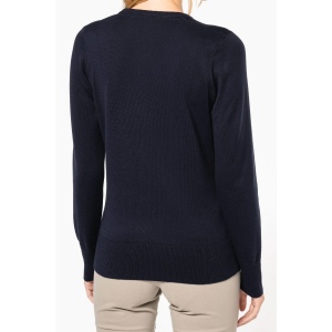 Pull col V femme 28