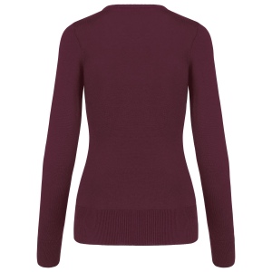 Pull col V femme 40