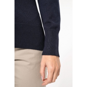 Pull col V femme 16