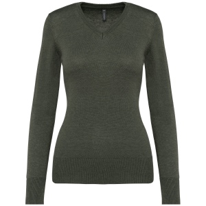 Pull col V femme 11