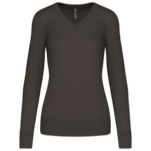 Pull col V femme 5