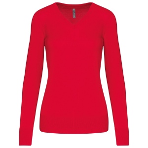 Pull col V femme 8