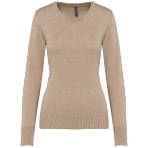 Pull col V femme 9