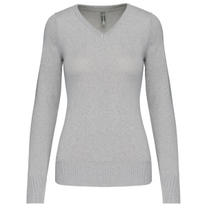 Pull col V femme 3