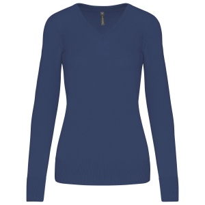 Pull col V femme 10