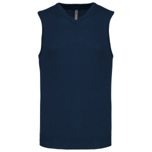Pull col V sans manches 4
