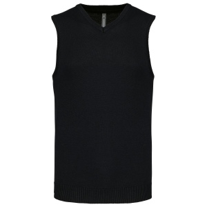 Pull col V sans manches 2