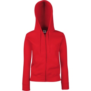 Sweat-shirt femme zippé capuche Premium (62-118-0) 5