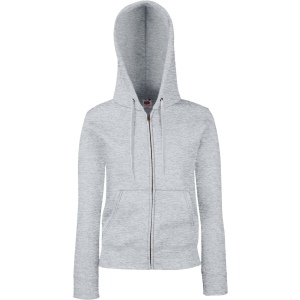 Sweat-shirt femme zippé capuche Premium (62-118-0) 4