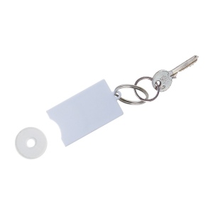 Porte-cles jeton plastique (+Tampographie TA31) 4