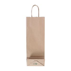 Sac papier kraft 1 bouteille (+Sérigraphie TC11) 3