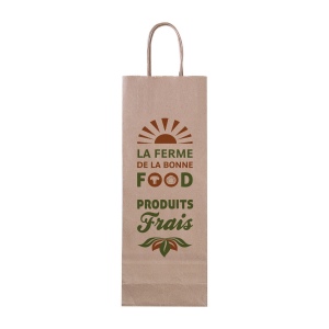 Sac papier kraft 1 bouteille (+Sérigraphie TC11) 5