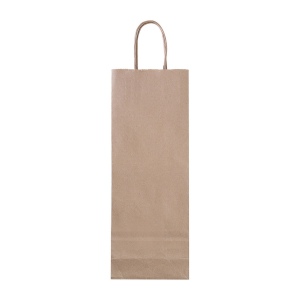 Sac papier kraft 1 bouteille (+Sérigraphie TC11)