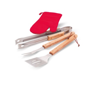 Tablier gants et outils BBQ - DONAU EAST 3