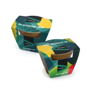 Kit plantation pot paille de riz 3