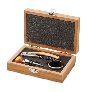 Coffret de sommelier en bambou - SONOMA 2