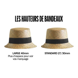 Chapeau paille bl.DOULOS 6