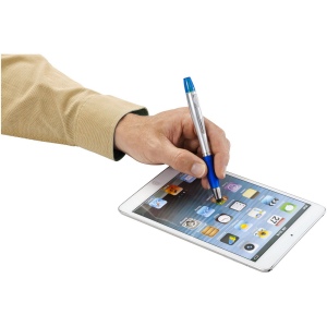 Stylo bille avec fonction stylet et surligneur Nash (encre noire) 5
