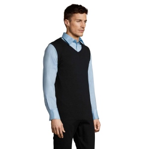 Pull sans manche col v unisexe - GENTLEMEN 12