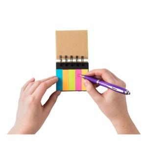 Carnet à spirale avec papiers Clemence 3