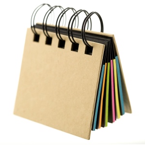 Carnet à spirale avec papiers Clemence 5