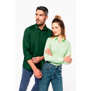 Chemise popeline polycoton entretien facile homme 100