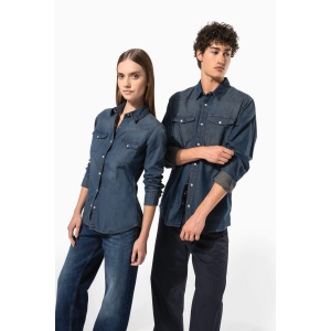 Chemise denim manches longues 13