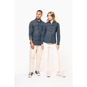 Chemise denim manches longues 18