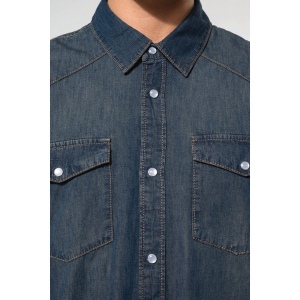 Chemise denim manches longues 5