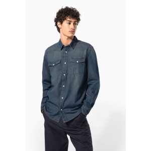 Chemise denim manches longues 11
