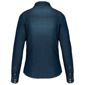 Chemise denim manches longues femme 3