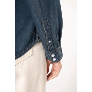Chemise denim manches longues femme 19