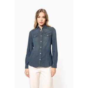 Chemise denim manches longues femme 29
