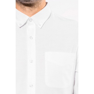 Chemise Oxford lavée manches longues 16