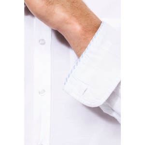 Chemise Oxford lavée manches longues 18