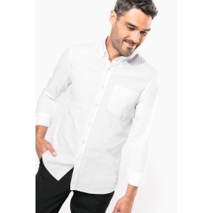 Chemise Oxford lavée manches longues 12