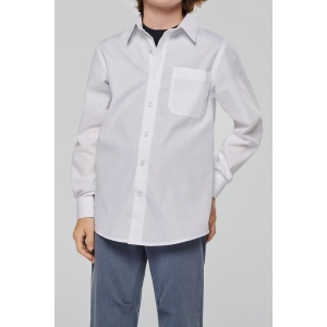 Chemise popeline manches longues enfant 17