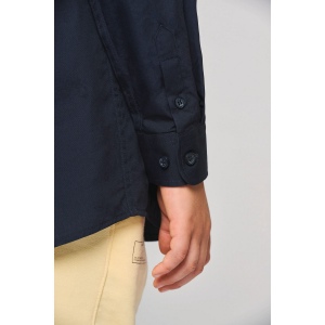 Chemise popeline manches longues enfant 12