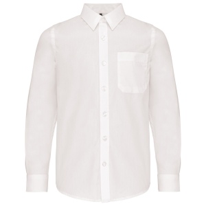 Chemise popeline manches longues enfant 2