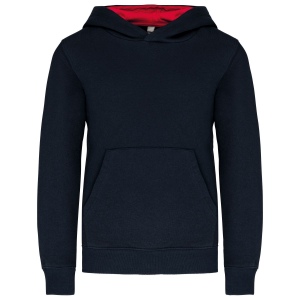 Sweat-shirt capuche contrastée enfant 12