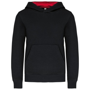Sweat-shirt capuche contrastée enfant 2