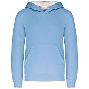 Sweat-shirt capuche contrastée enfant 13