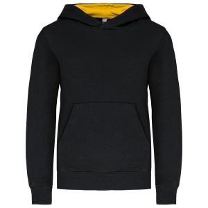Sweat-shirt capuche contrastée enfant 3