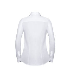 LADIES' LONG SLEEVE TAILORED HERRINGBONE SHIRT 4