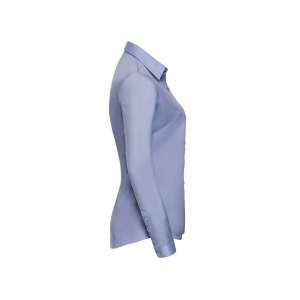 LADIES' LONG SLEEVE TAILORED HERRINGBONE SHIRT 8