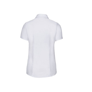 LADIES' SHORT SLEEVE TAILORED HERRINGBONE SHIRT 4