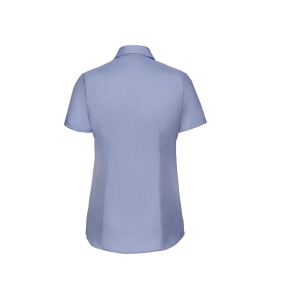 LADIES' SHORT SLEEVE TAILORED HERRINGBONE SHIRT 5