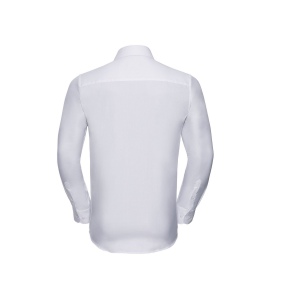MEN'S LONG SLEEVE TAILORED HERRINGBONE SHIRT 4